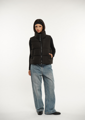 Winter Warmer  Stand-up Puffer Gilet Splashproof