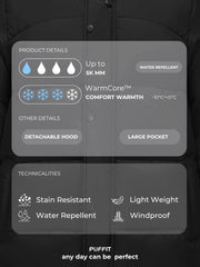 WarmCore Men's Premium Detachable-Hood