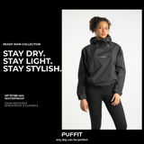 STM-TEX™ Short Asymmetric Zip Rain Hoodie