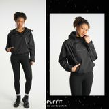 STM-TEX™ Short Asymmetric Zip Rain Hoodie