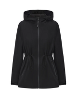 STM-TEX™  Waterproof Lightweight Hoodie Jacket Women's Warm Fall Full Zip Rain Coat Adjustable Waist