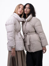 WarmCore™ Premium Belted Puffer Jacket