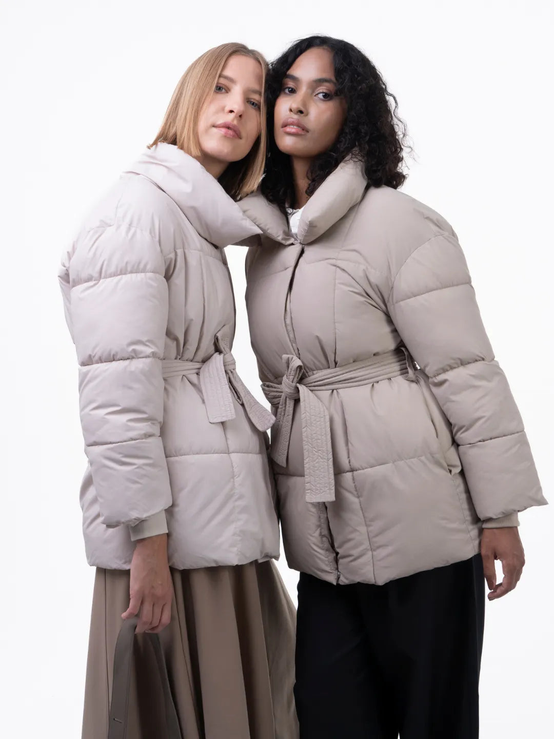 WarmCore™ Premium Belted Puffer Jacket