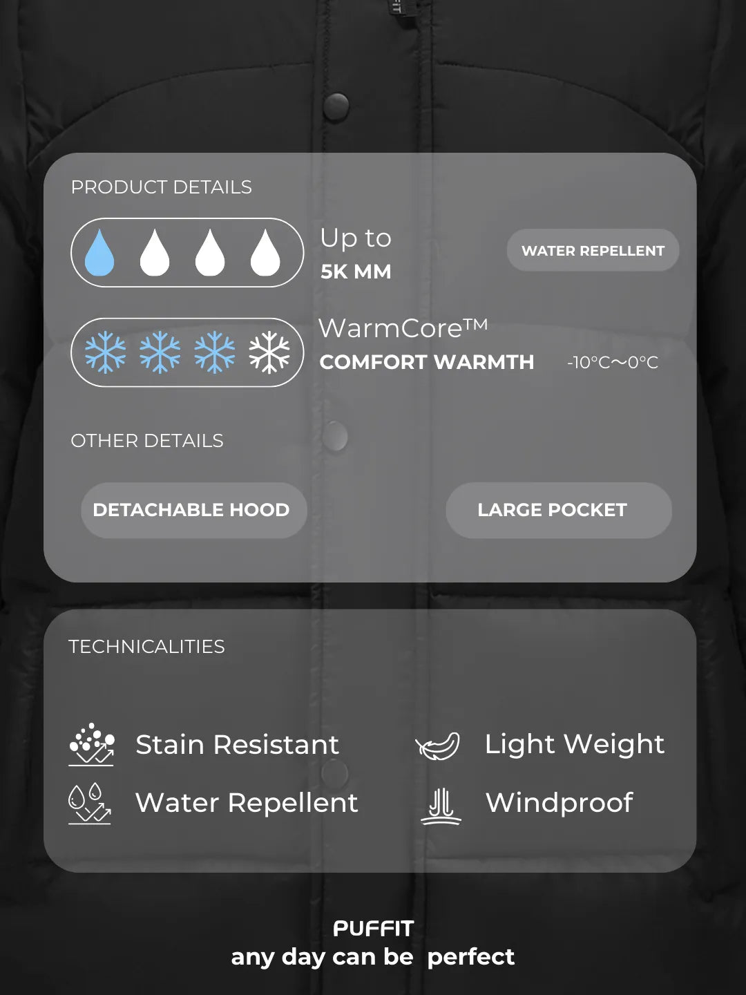 WarmCore™ Men's Premium Detachable-Hood