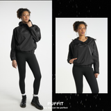 STM-TEX™ Short Asymmetric Zip Rain Hoodie