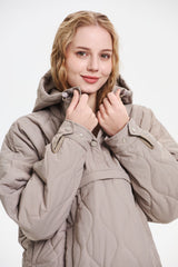 Hooded Water-Repellent Oversize Padded Tops Coat