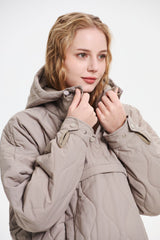 Hooded Water-Repellent Oversize Padded Tops Coat