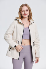 Women's Lightweight Water-repellent Long Jacket