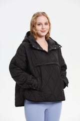 Hooded Water-Repellent Oversize Padded Tops Coat