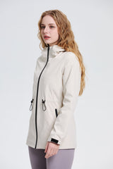 Women's Lightweight Water-repellent Long Jacket