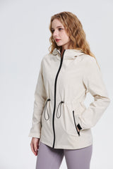 Women's Lightweight Water-repellent Long Jacket