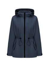 STM-TEX™  Waterproof Lightweight Hoodie Jacket Women's Warm Fall Full Zip Rain Coat Adjustable Waist