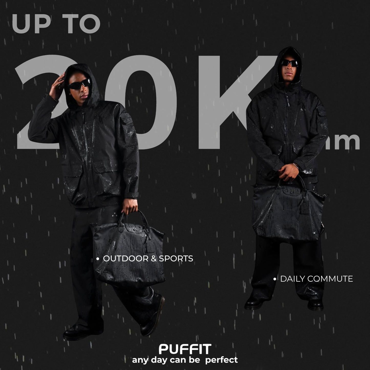 STM-TEX™ Men’s Multi-Pocket Rain Jacket