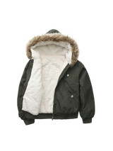 WarmCore™ Faux Fur Lined Water Repellent Bomber Jacket