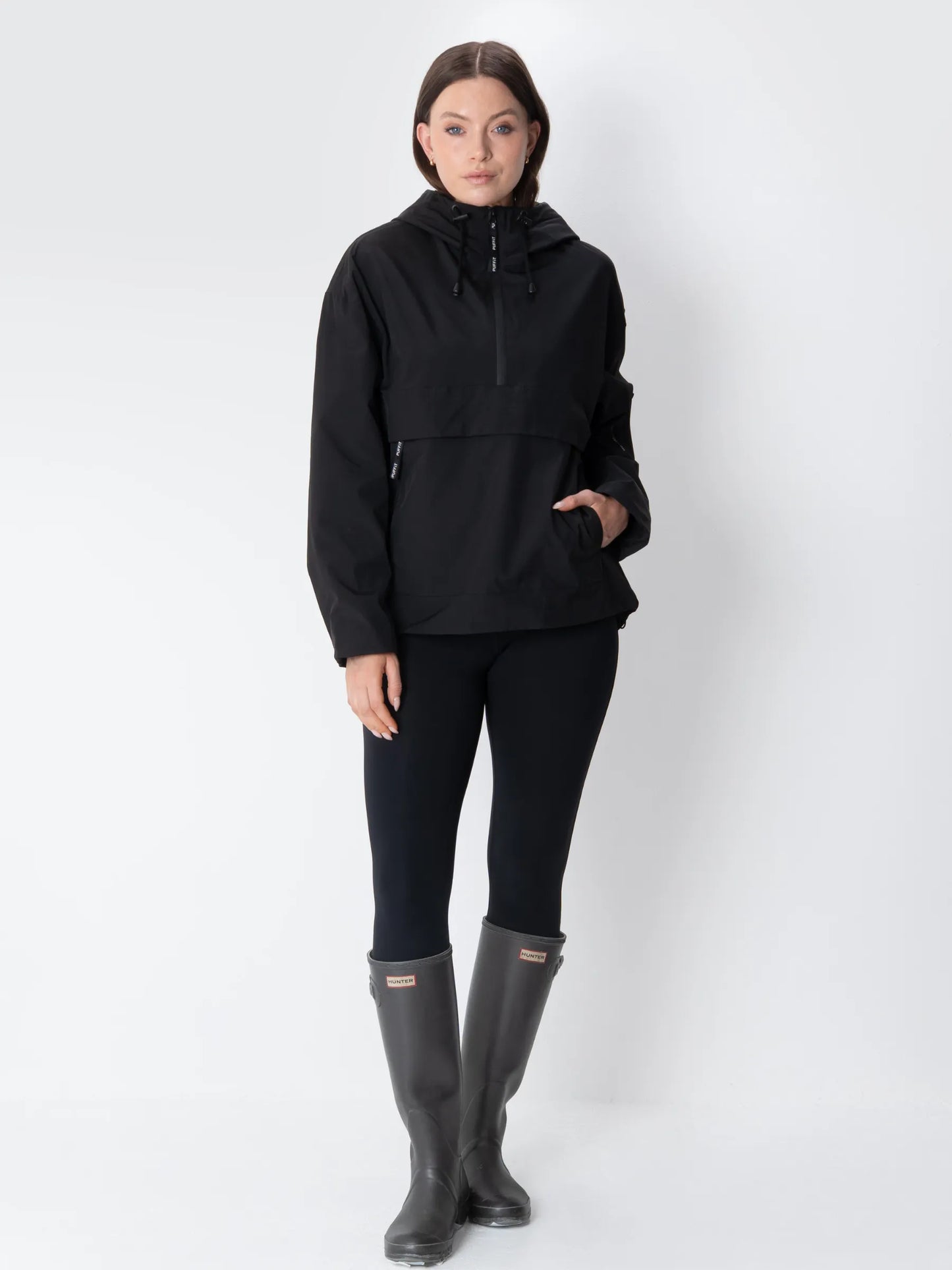 STM-TEX™ Fleece Lined Oversized Rain Hoodie