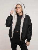 WarmCore™ STM-TEX Faux Fur Lined Waterproof Bomber Parka