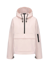 STM-TEX Waterproof Oversized Fall Hoodie Coat Warm Half Zip Rain Jacket