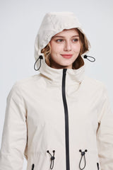 Women's Lightweight Water-repellent Long Jacket