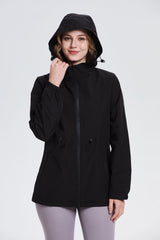 Women's Lightweight Water-repellent Long Jacket