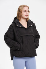 Hooded Water-Repellent Oversize Padded Tops Coat