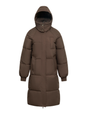 Hooded Long Puffer Jacket