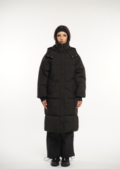 Hooded Long Puffer Jacket