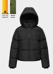 Detachable Hood Puffer Jacket