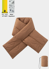 Padded Quilted Puffer Scarf