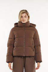 Detachable Hood Puffer Jacket