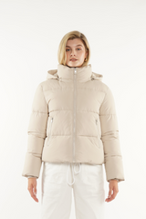 Detachable Hood Puffer Jacket