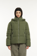 Detachable Hood Puffer Jacket