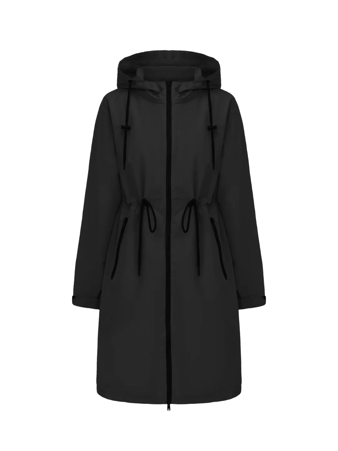 Long_Drawstring-Waist Raincoat_11