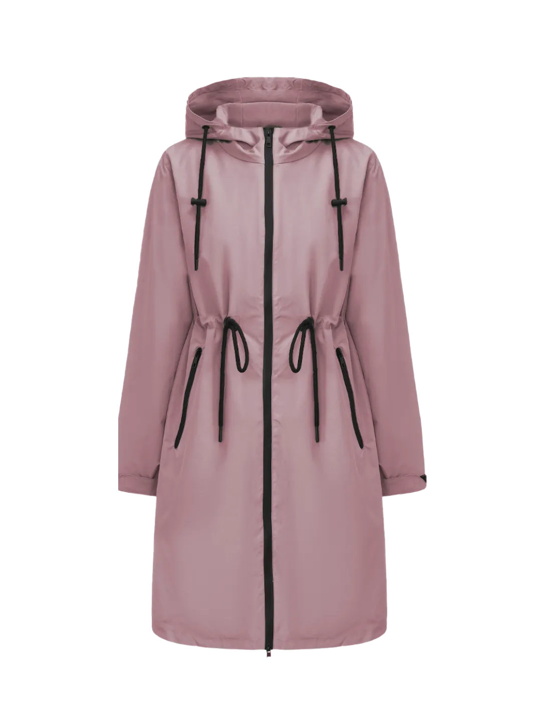 Long_Drawstring-Waist Raincoat_14