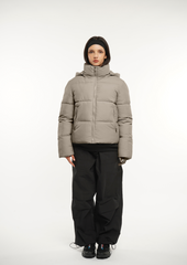 Detachable Hood Puffer Jacket