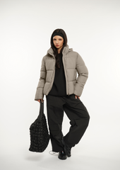 Detachable Hood Puffer Jacket