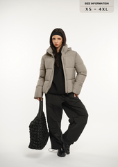 Detachable Hood Puffer Jacket