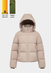 Detachable Hood Puffer Jacket