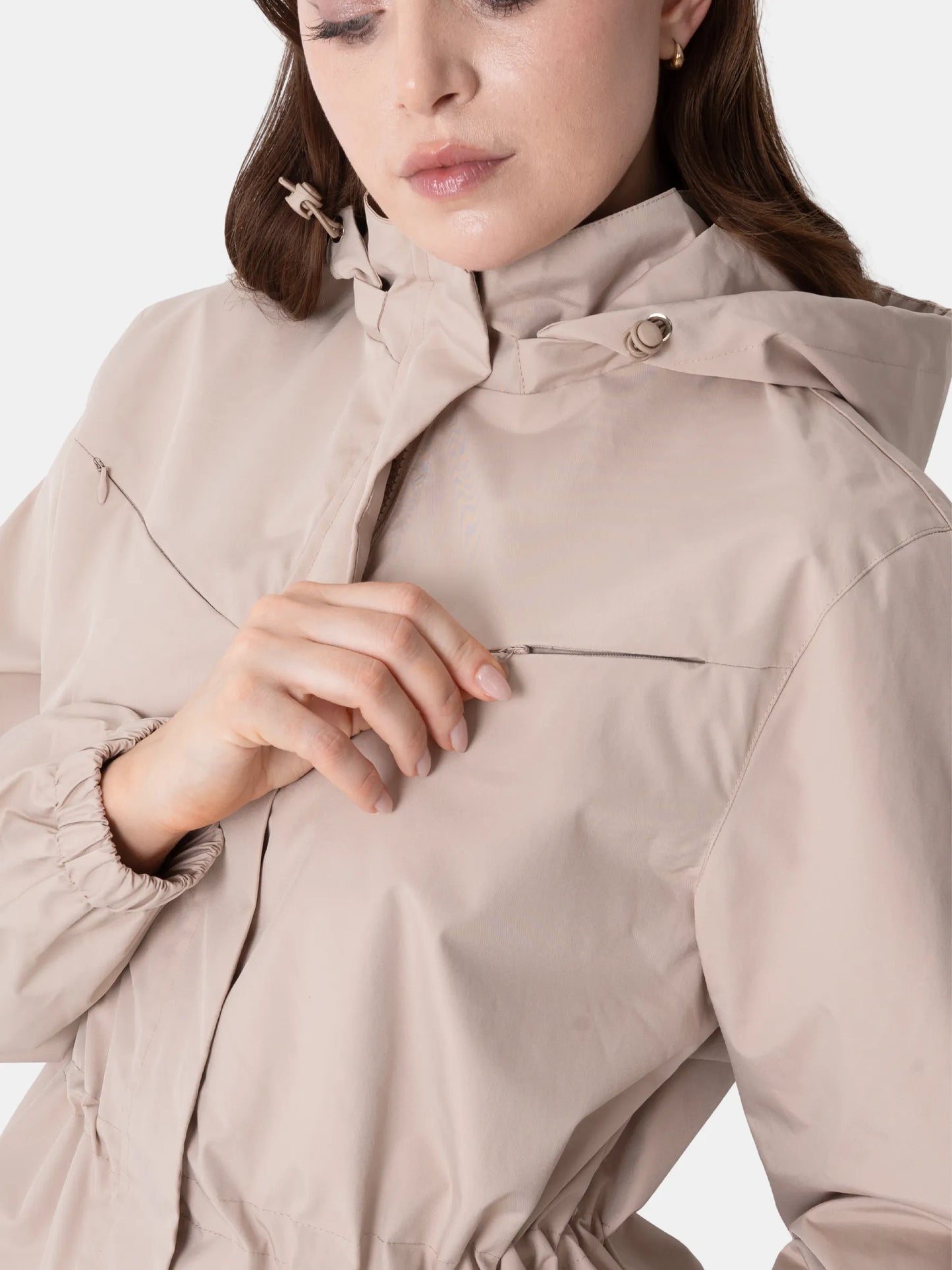 STM-TEX™ Summer Short Drawstring Waist Rain Jacket