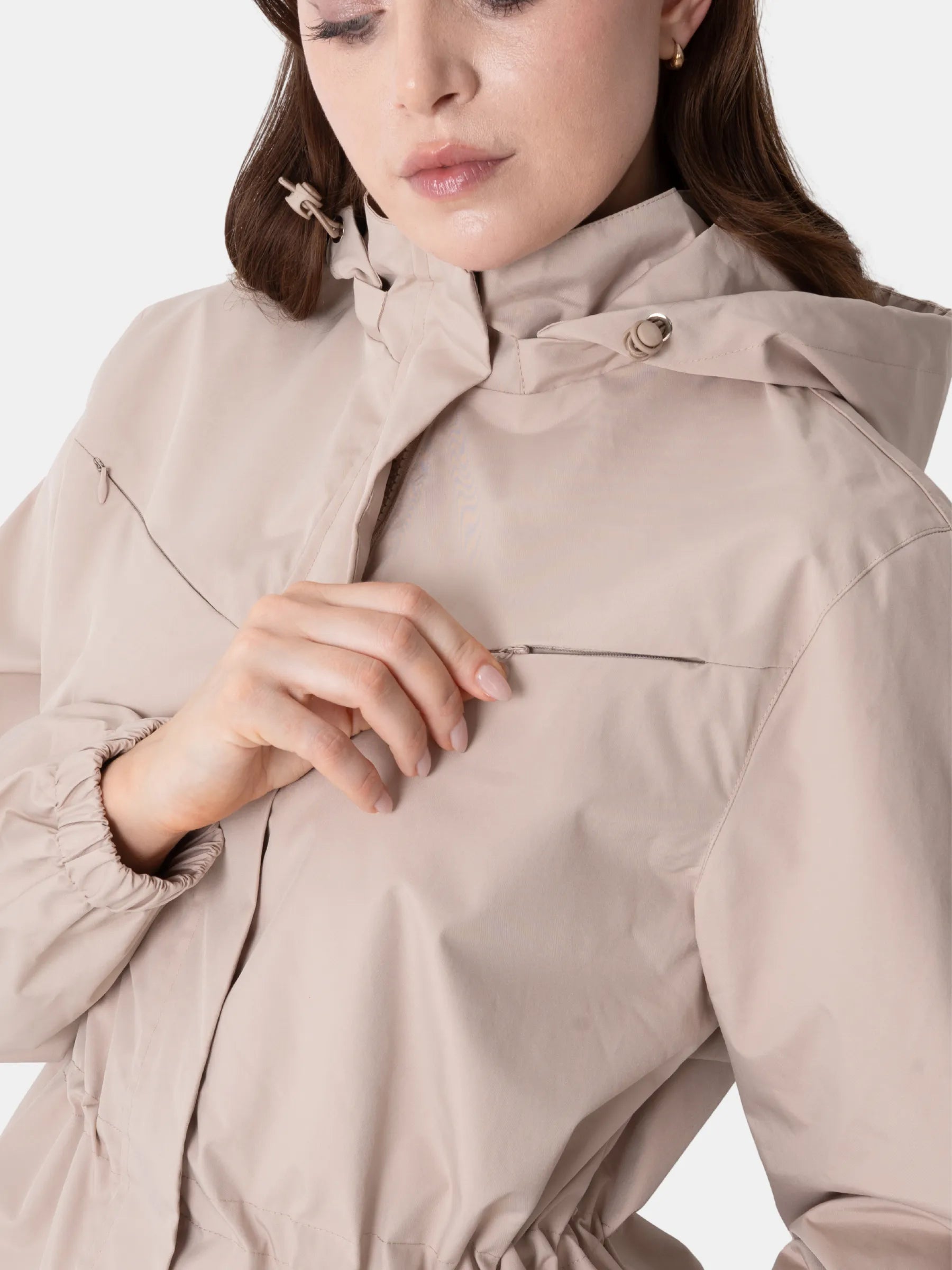 STM-TEX™ Summer Short Drawstring Waist Rain Jacket