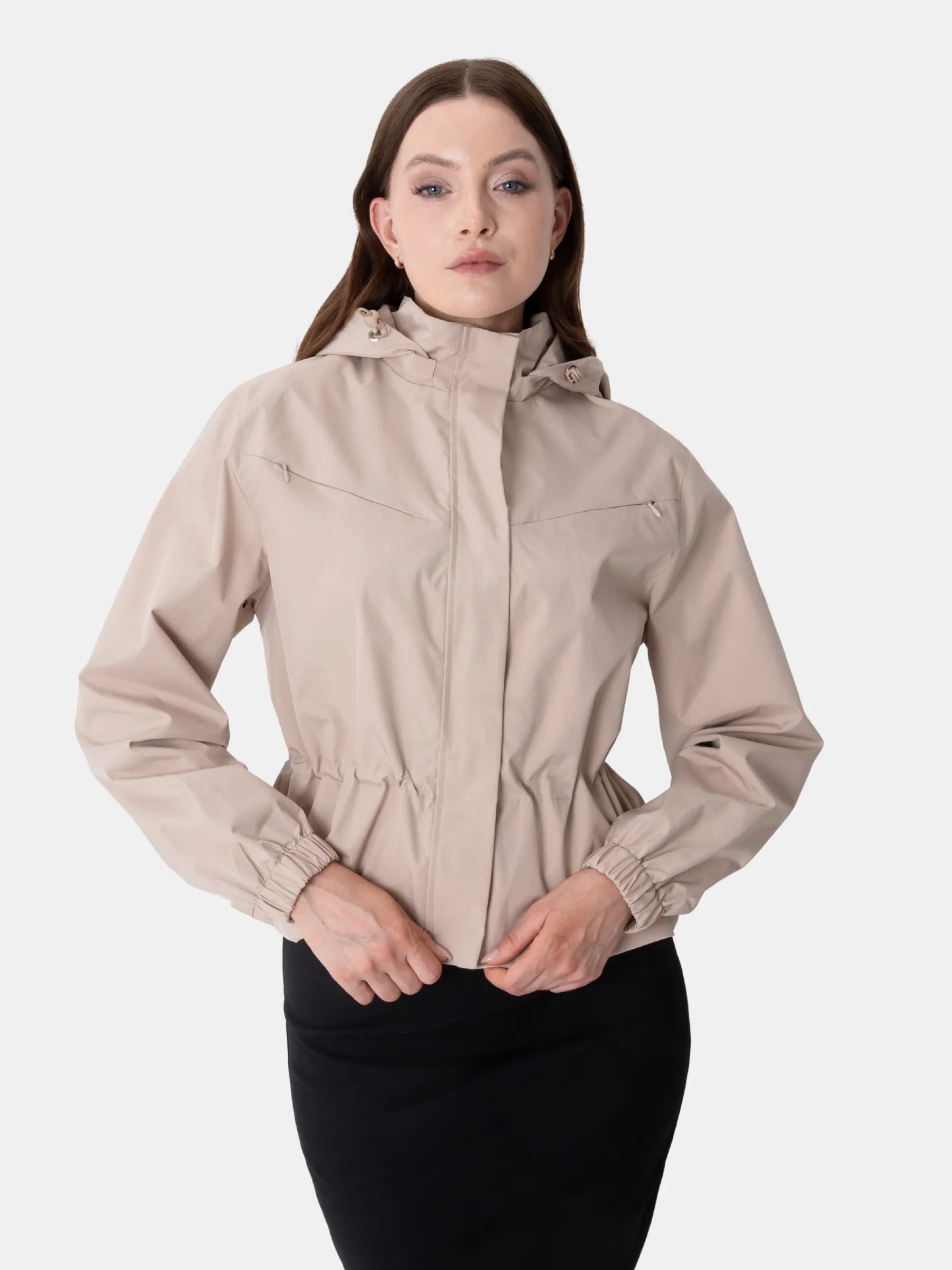 STM-TEX™ Summer Short Drawstring Waist Rain Jacket