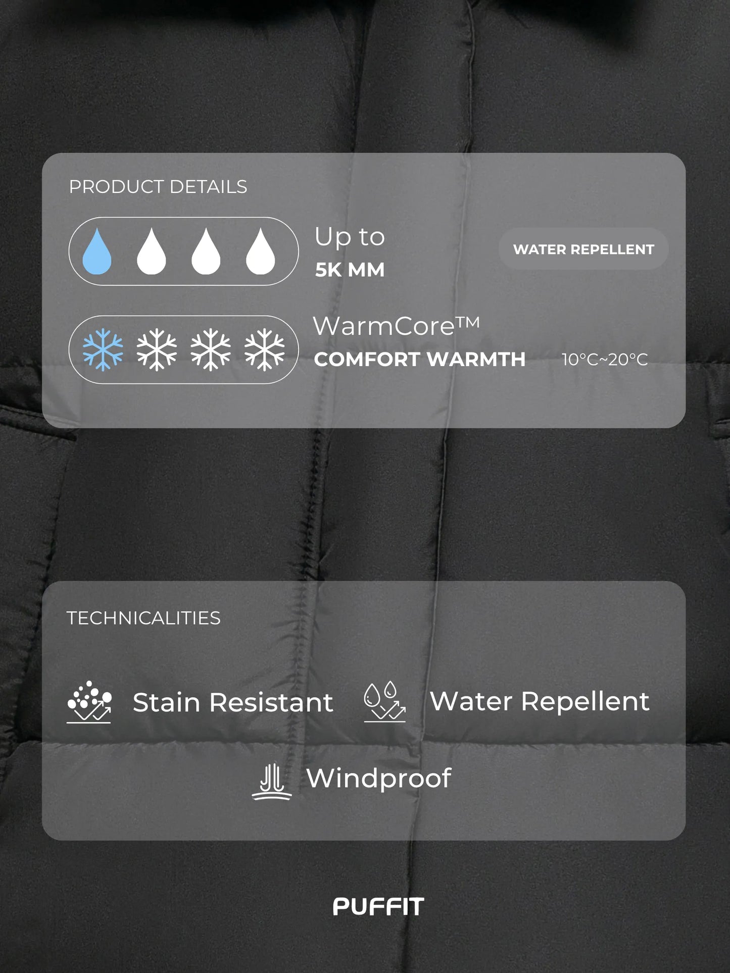 WarmCore™ Classic Oversized Winter Warmer Steppweste