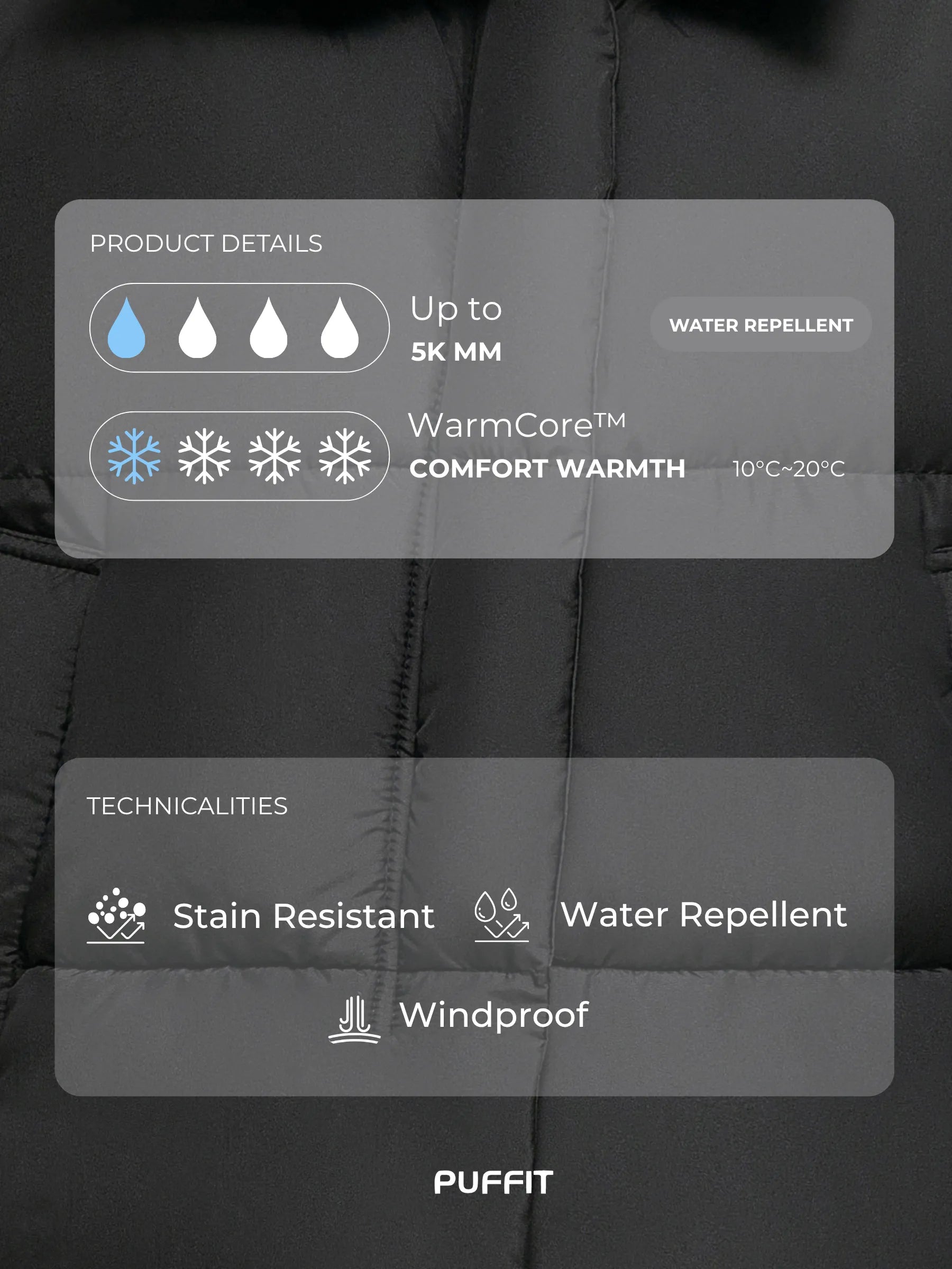 WarmCore™ Classic Oversized Winter Warmer Steppweste