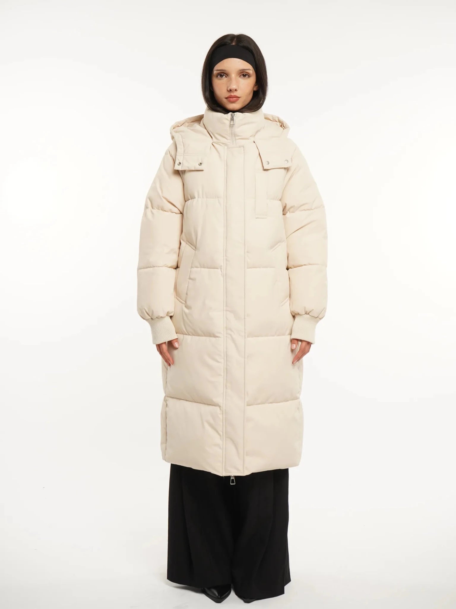WarmCore™ Classic Long Hooded Puffer Jacket