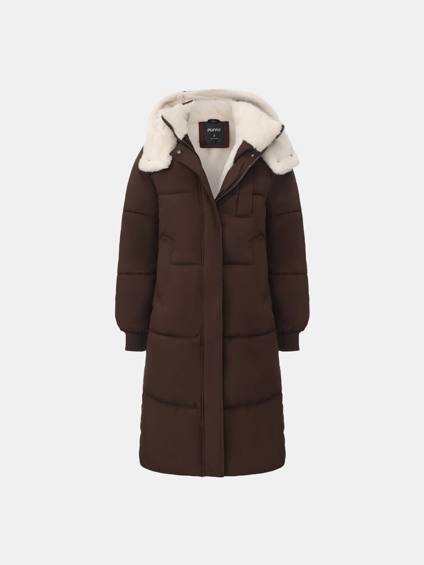 WarmCore™ Faux Fur Lined Classic Long Puffer