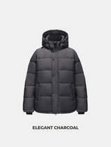 WarmCore™ Men's Detachable-Hooded Puffer Jacket