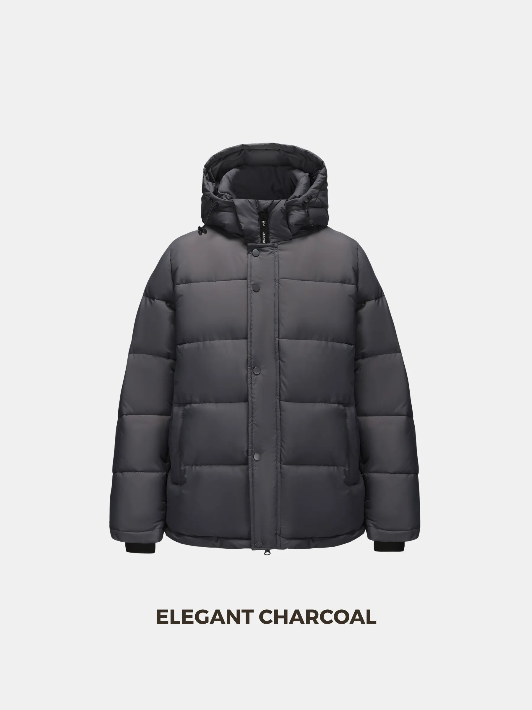 WarmCore™ Men's Detachable-Hooded Puffer Jacket