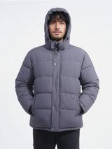 WarmCore™ Men's Detachable-Hooded Puffer Jacket