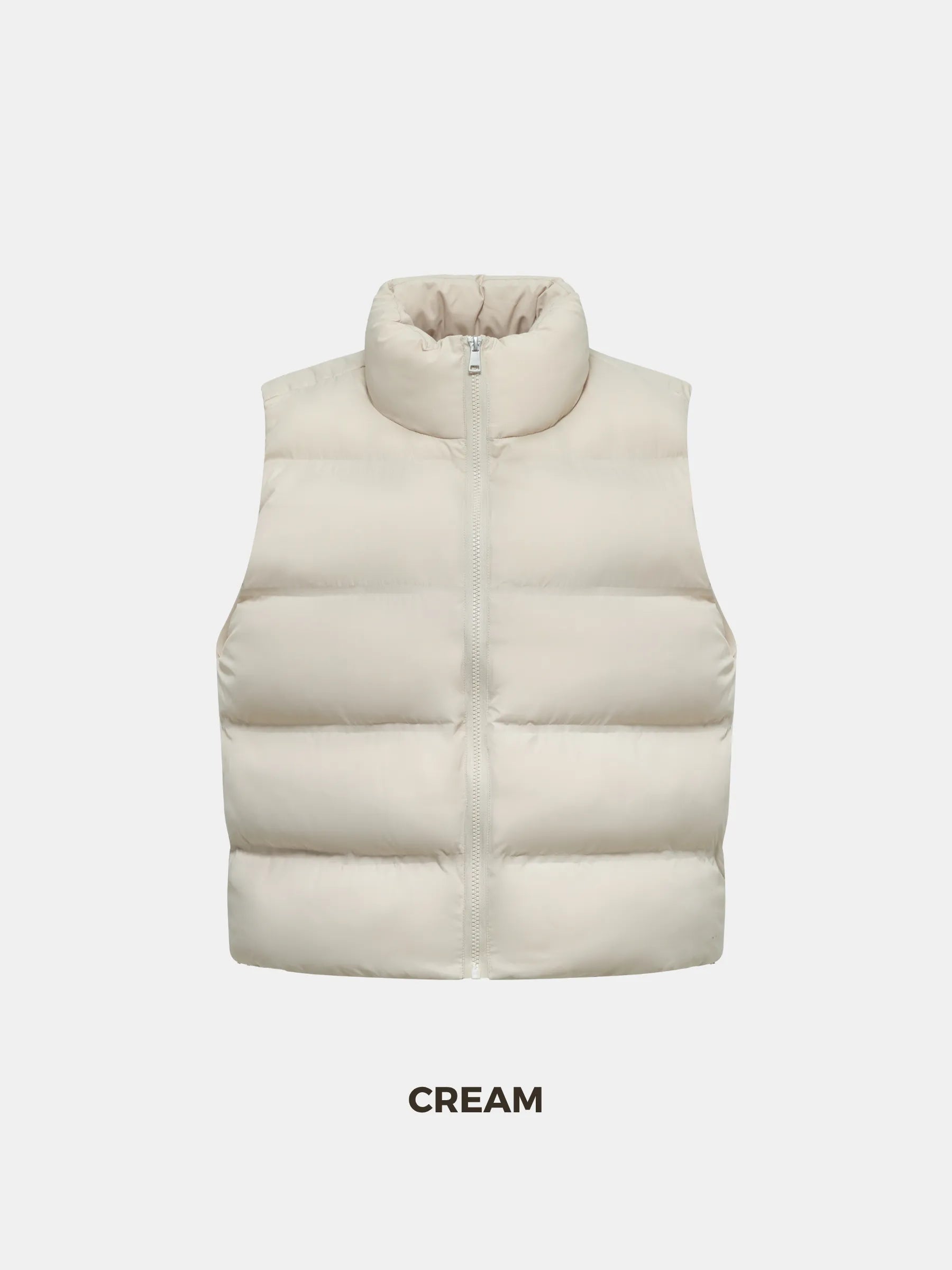 WarmCore™ Taped Seams Funnel Neck Puffer Gilet