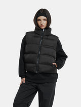 WarmCore™ Taped Seams Funnel Neck Puffer Gilet