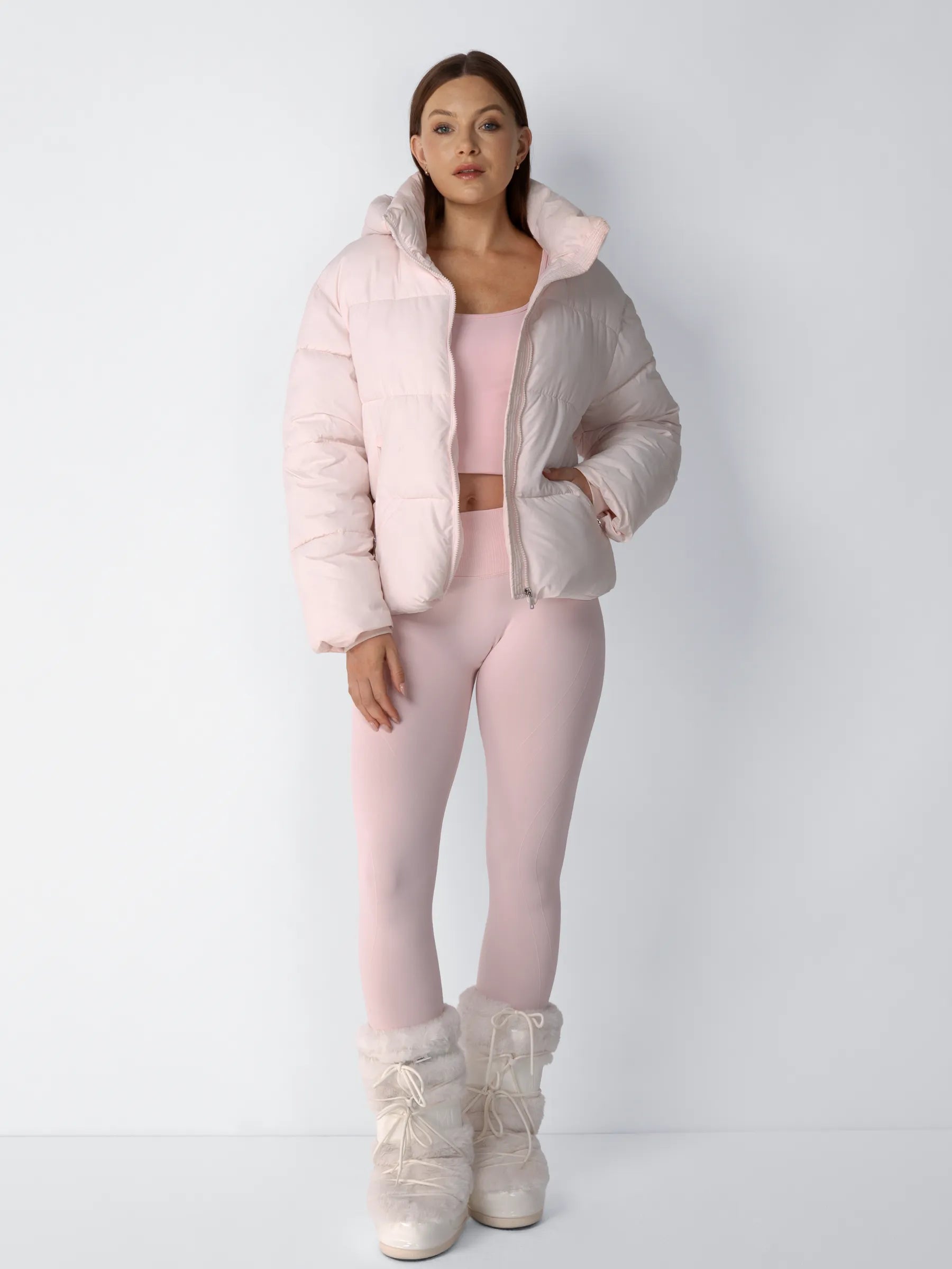 WarmCore™ Steppjacke mit abnehmbarer Kapuze 